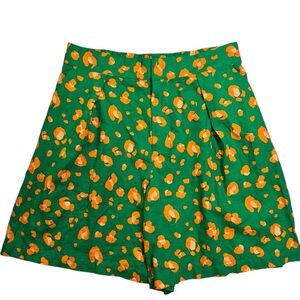 Tabitha Brown High Waist Green and Orange Women's Shorts